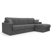 Chris Divano letto angolare 5 posti in tessuto impermeabile T13 268 cm Destro (mat 140x197) antracite