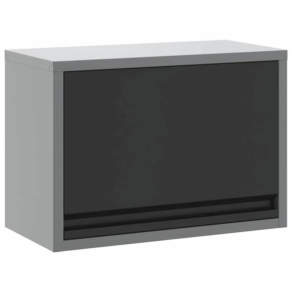 Mobile per attrezzi Nero e Grigio 50 x 25 x 35 cm 4103477