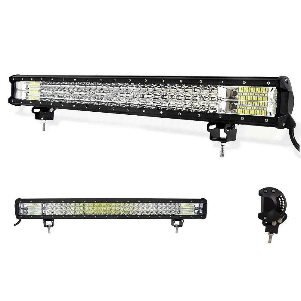 Trade Shop - Faro Barra Supplementare Profondita' Auto Fuoristrada 12v 24v 120led 432 W 6500k -