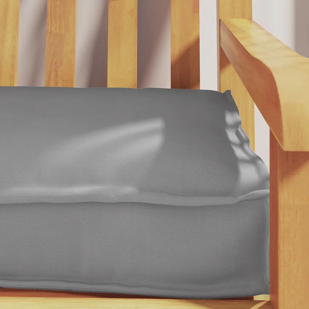 Cuscino per pallet Grigio 180 x 40 x 8 cm Tessuto Oxford 42001669