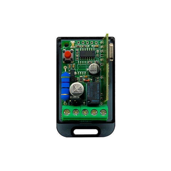 RICEVITORE RADIO UNIVERSALE RQ1M 433 MHZ 1 CANALE 24V 12V SI ADATTA A CAME RIB