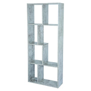 Libreria Ripiani Sfalsati 63x24x150 Cemento