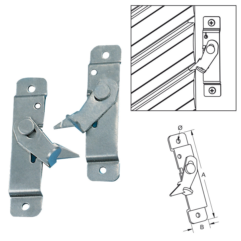 BLOCCA TAPPARELLA ACCIAIO ZINC DX E SX**- BOLIS ITALIA- 25,0 coppie