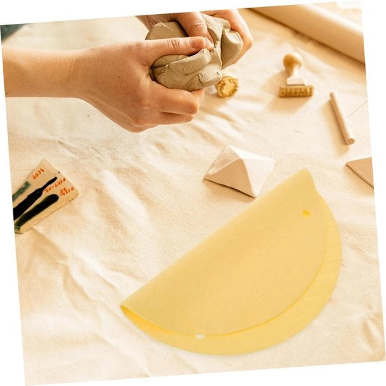 Supporti per contenitore da 4 pezzi - Sottopiede assorbente - Tappetino di gomma ad assorbimento rapido - PVA duraturo - Giallo - Rapida assorbimento dell'acqua