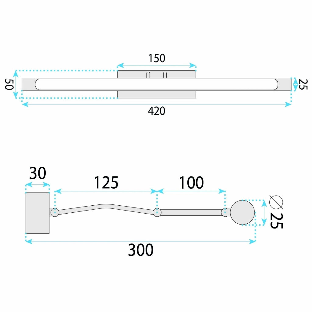 Applique Da Bagno Led Swe019-1w Gold