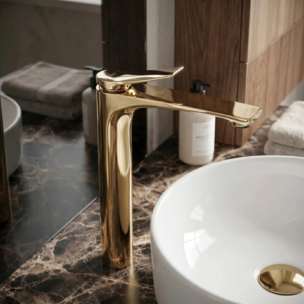Rubinetto Da Lavabo Premium Rea Vision Gold High