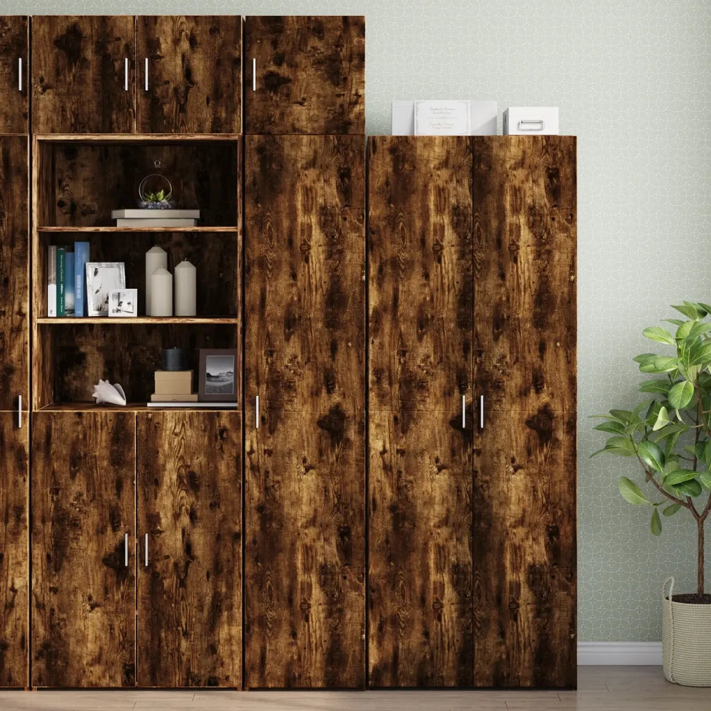 Mobile Sottile Rovere Fumo 40x42,5x225 cm in Truciolato CFW8609806