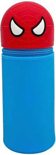 Etui siliconico 2 in 1, etui in silicone morbido, etui con cerniera, etui verticale, etui cartoon, grande tasca per matite