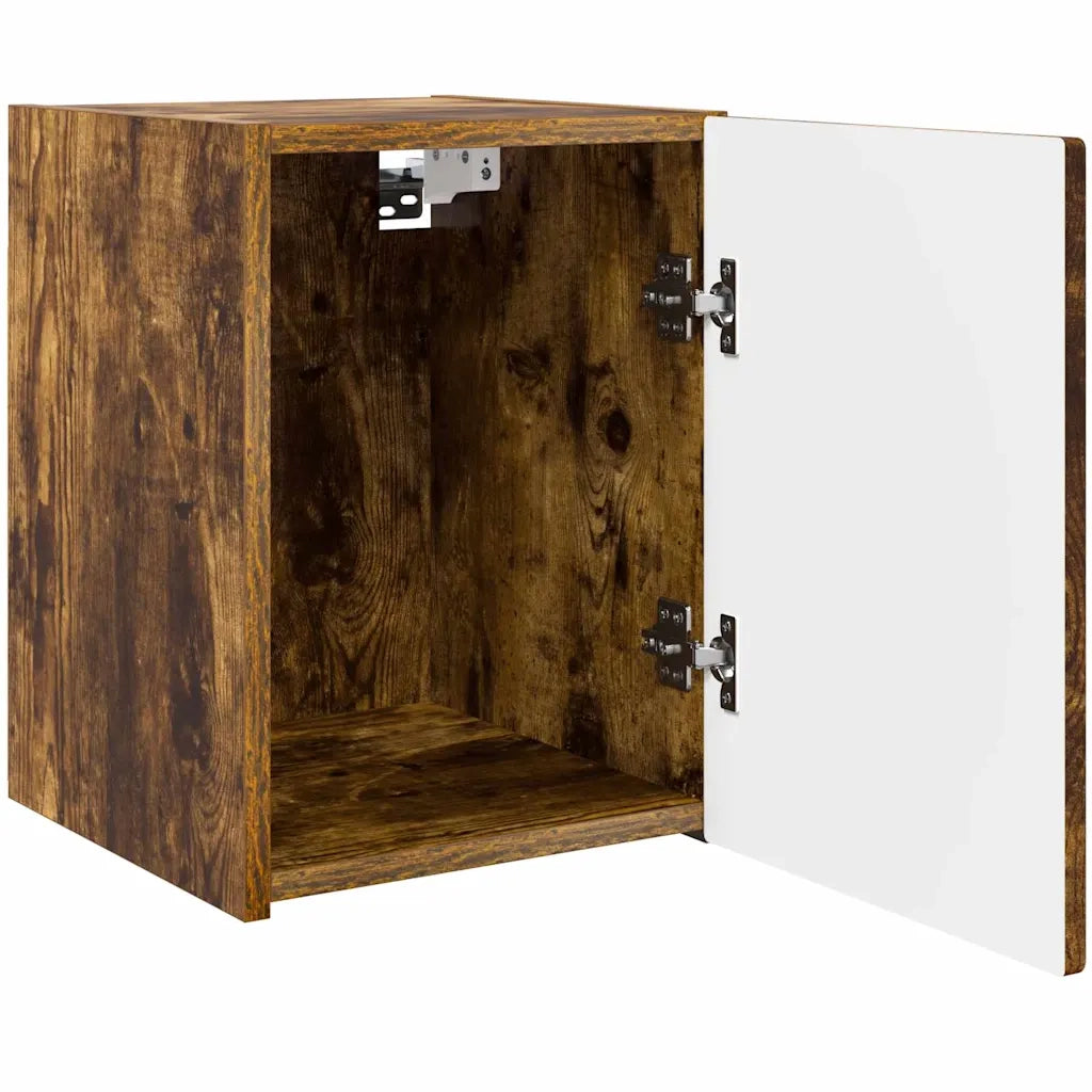 Mobile TV da parete-Mobile TV a Muro-Credenza TV Rovere fum¨¦ 30 x 31 x 40 cm