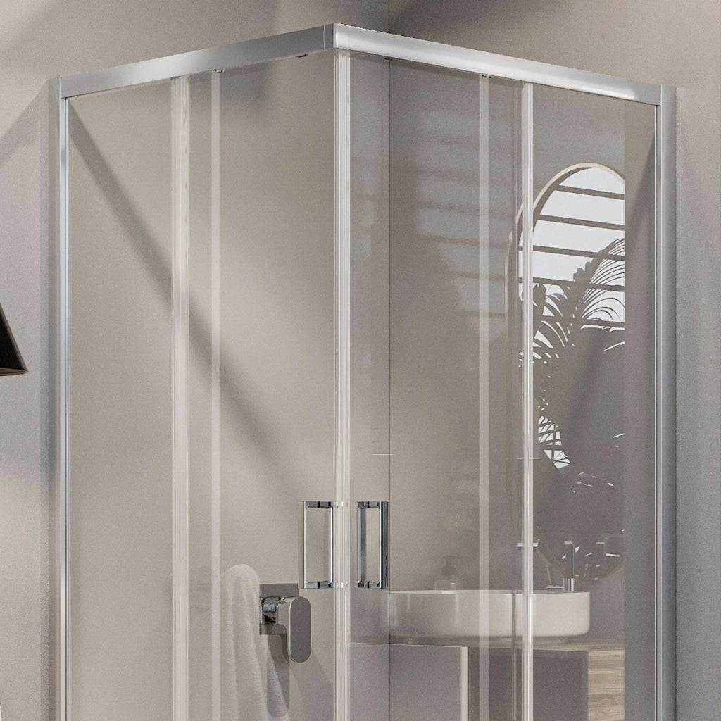 Box Doccia Rettangolare 90x100 H198 Trasparente 6mm mod. Ready