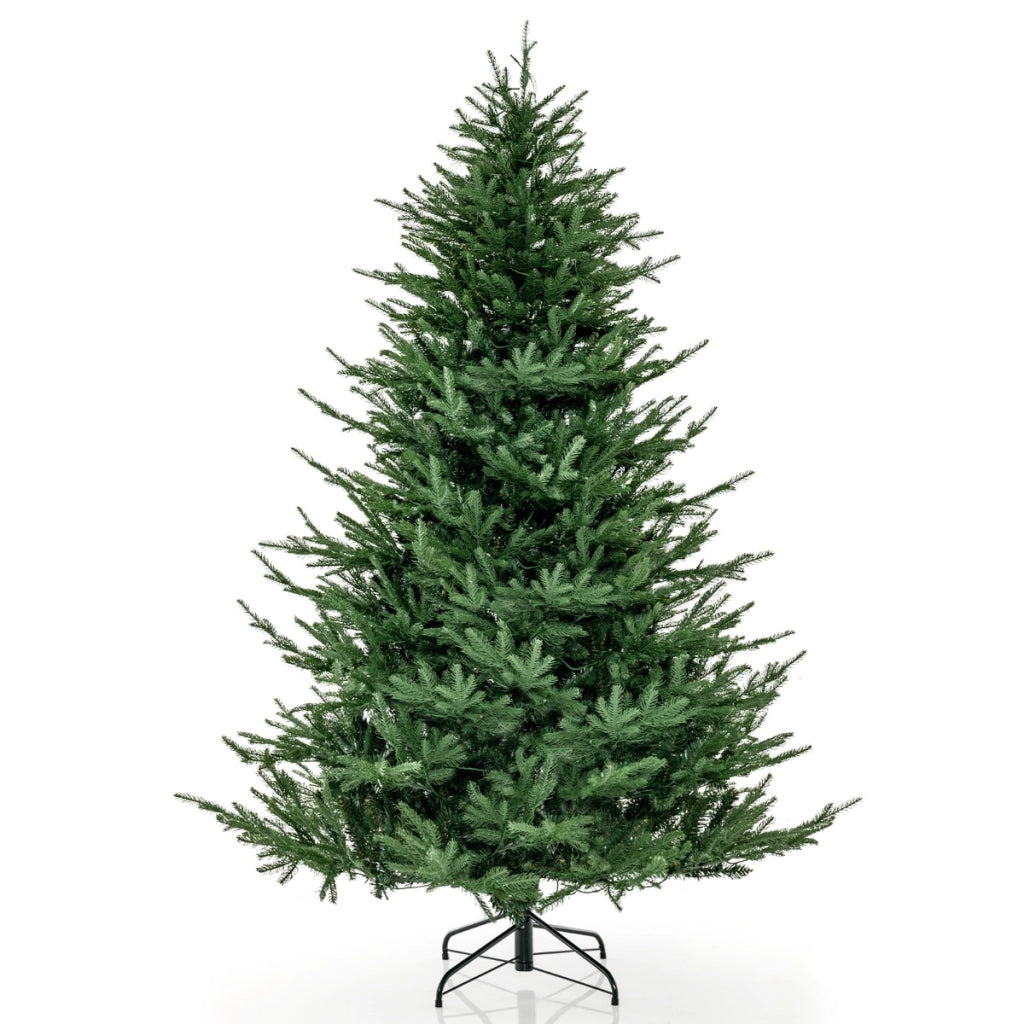 Albero di Natale artificiale da 183cm con 788 punte di ramo 280 luci LED, Albero per decorazioni natalizie