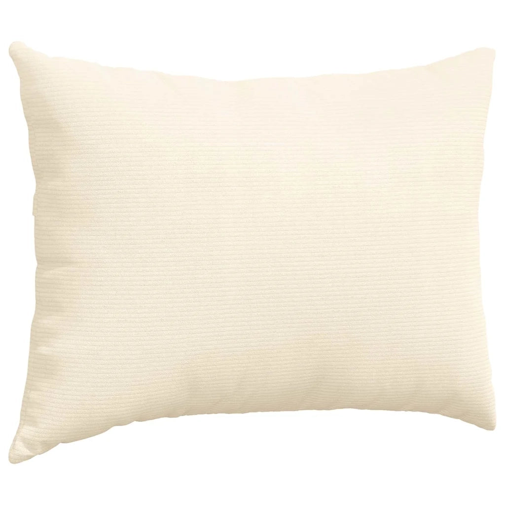 Cuscini da Divano 2 pcs Crema 70 x 50 cm Tessuto in Cords 42013776