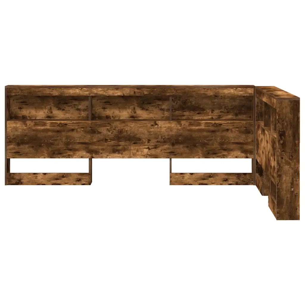 Testata contenitore Rovere fumé 207,5 x 137,5 x 76,5 cm 3335537