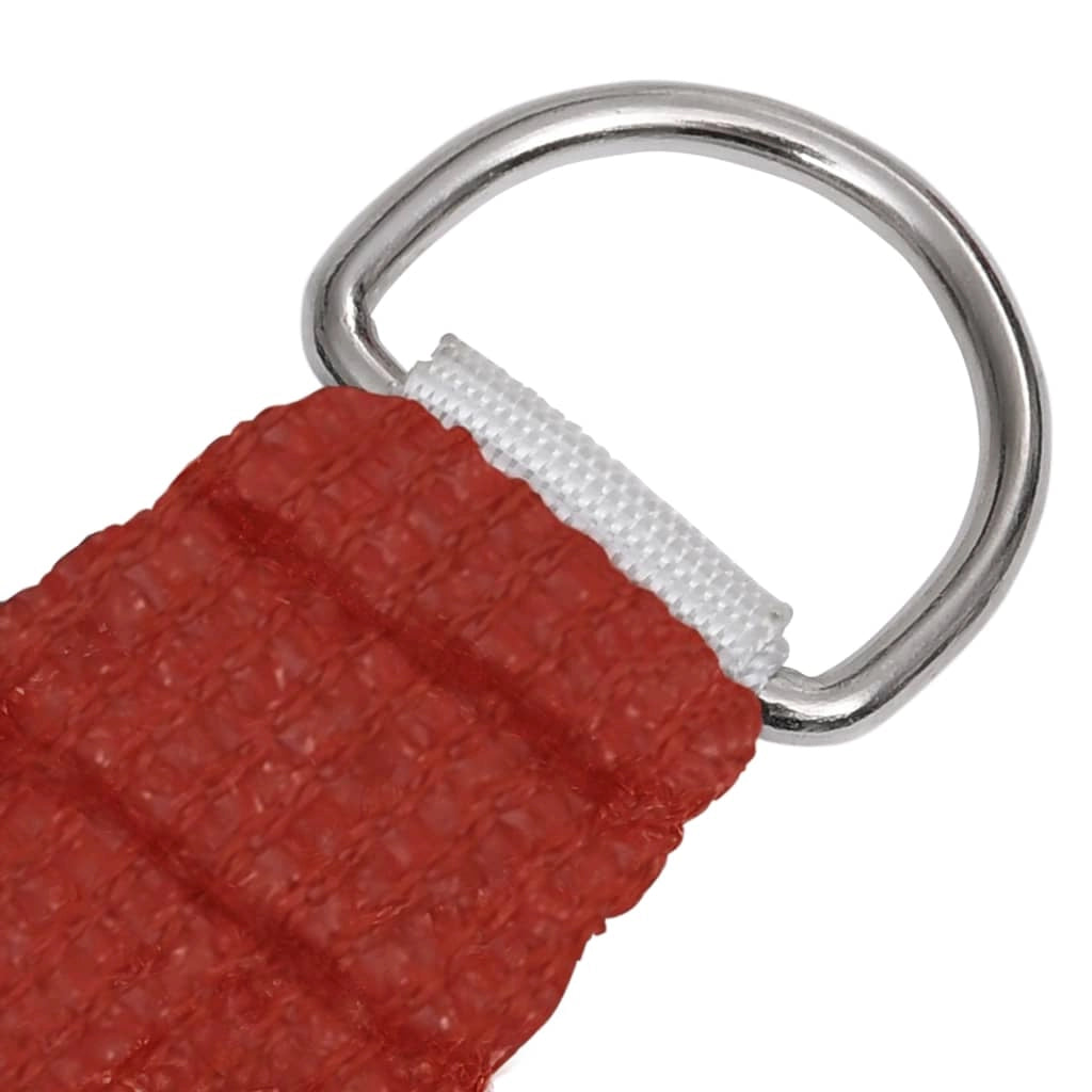 Vela ombreggiante 160 g/m² rossa 3 x 3 m HDPE 02_0009266