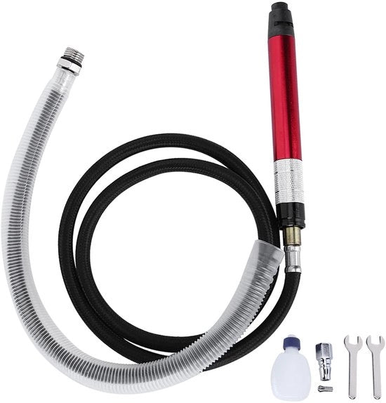 Macchina di affilatura pneumatica 58000-65000 rpm - Lavorazione con aria - Struttura in acciaio inossidabile - 90 giri/min - Ingresso 8 pollici - Lunghezza del tubo 44,5 pollici - Lavorazione con aria