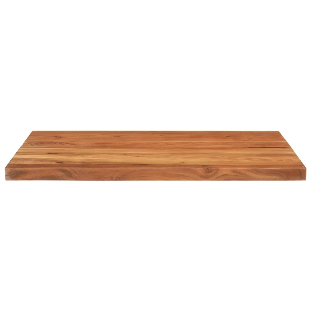 Piano Tavolo | Superficie Tavolo | Piano Scrivania 90x80x3,8 cm Rettangolare Legno Massello Acacia