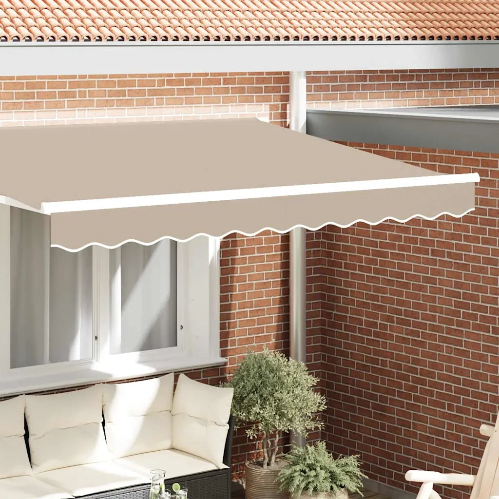 Tenda a Braccio Beige 230 x 20 cm Tela 42000757