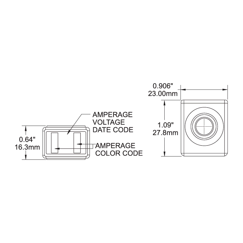 FUSIBILE TERMINALE 30A 175AMP