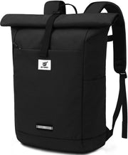 Borsa da Spalla con Tappo Rolltop per Uomo Donna con Compartimento per Laptop Borsa per Viaggio per Bicicletta Scuola e Lavoro Universitario Borsa da Laptop Unisex