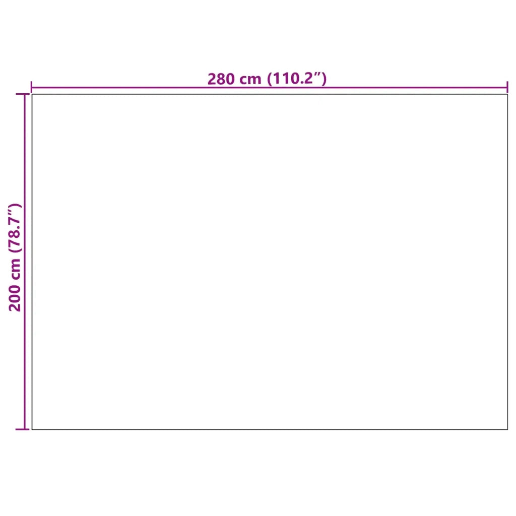 Tappeti per area GALATI Crema 280 x 200 cm Poliestere 42022796