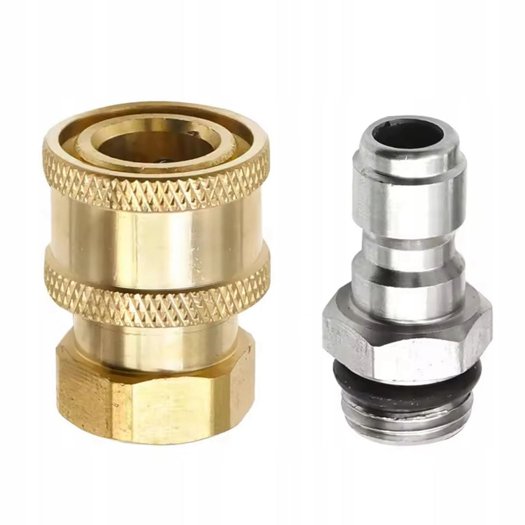 Adattatore Sgancio Rapido QC14 – 1/4" Femmina a 1/4" Maschio | Ottone + Acciaio Inox