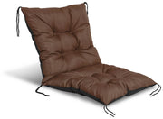 AIO FACTORY 50x50x80 cm Cuscino da giardino impermeabile marrone
