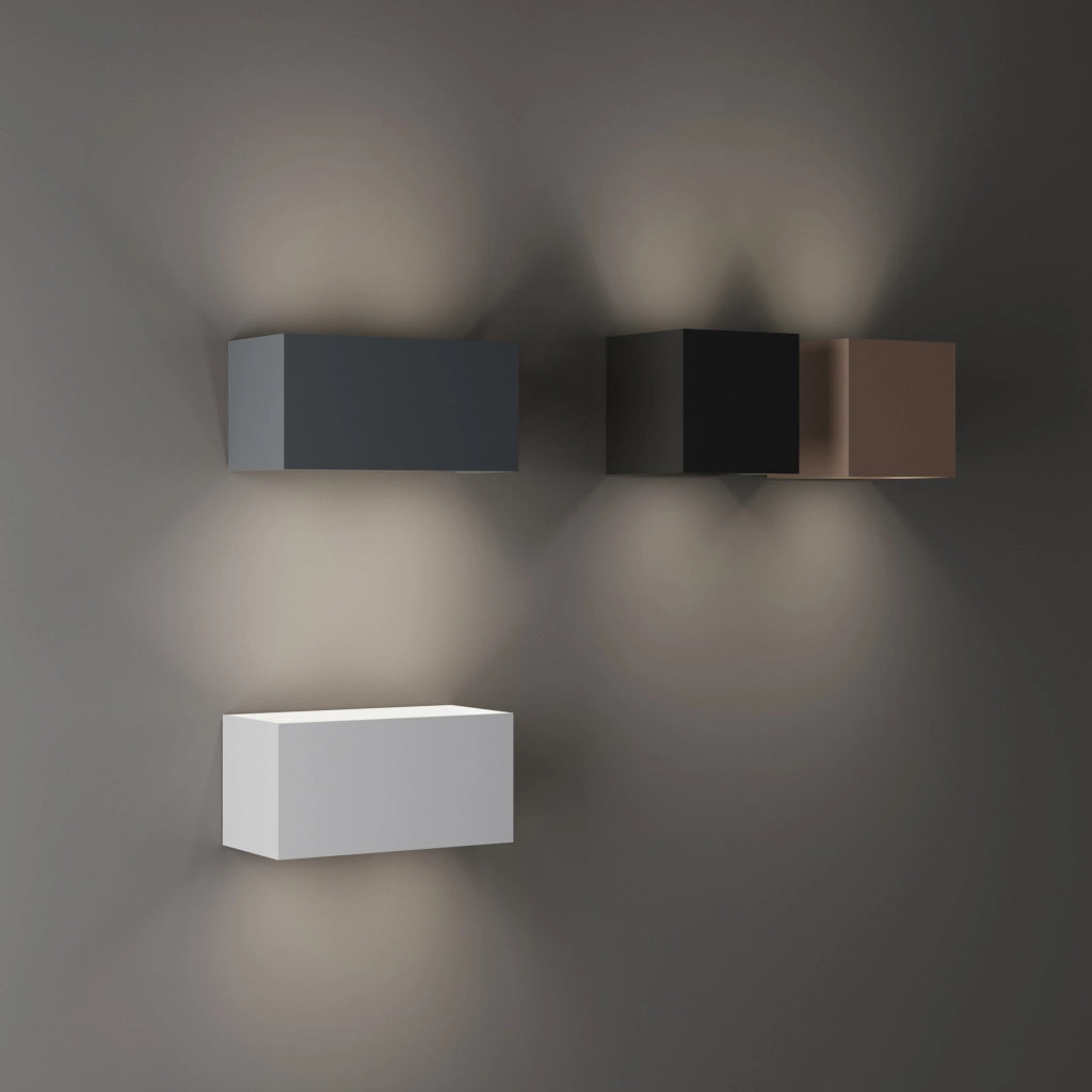 Applique Per Esterno Atom 4 Luci Led Integrato Antracite