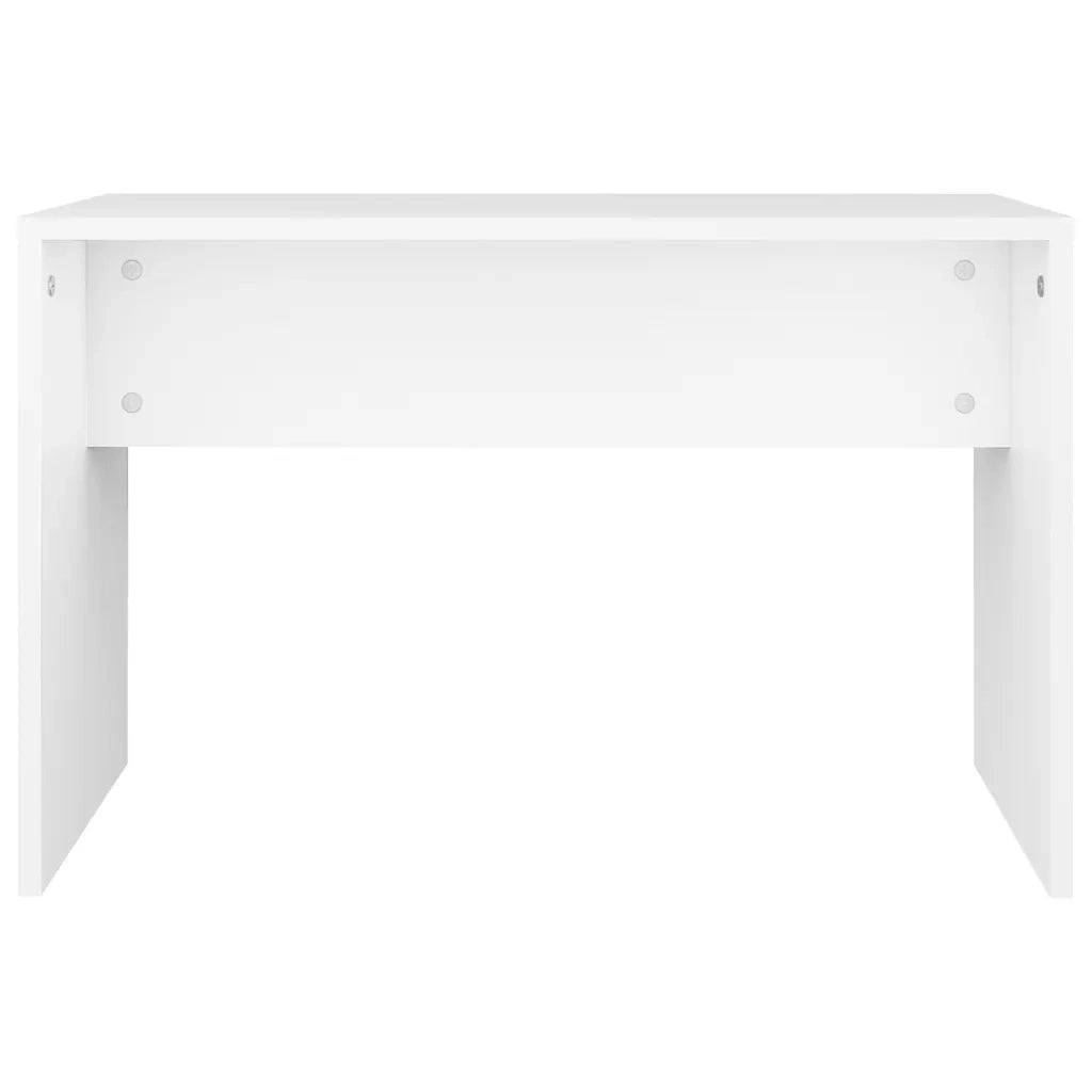 Set Tavolo da Toeletta | Tavolo da Trucco Bianco 86,5x35x136 cm