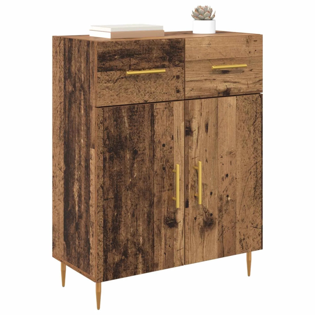 Credenza | Madia | Buffet da pranzo | Armadio da pranzo Legno vecchio 69,5 x 34 x 90 cm Legno multistrato