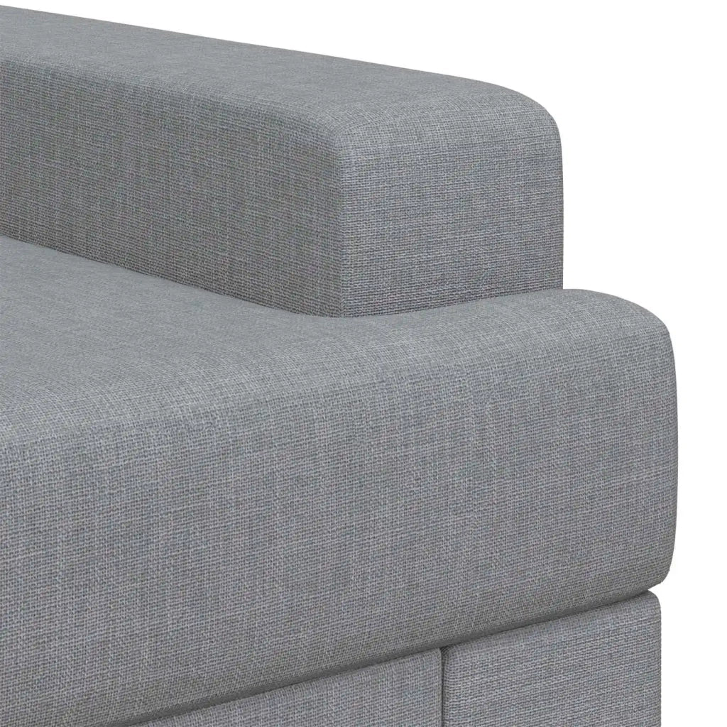 Poltrona Grigio Chiaro Tessuto 42043454