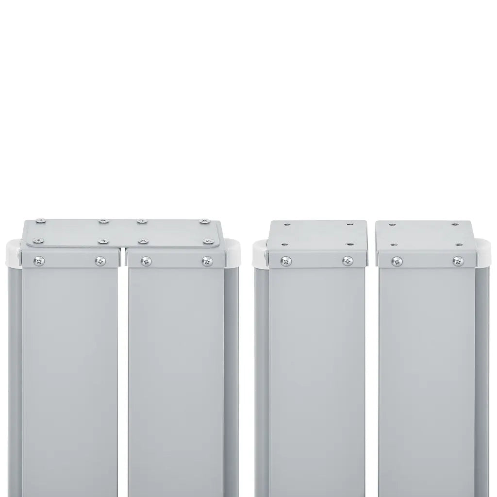 Tenda da Sole Laterale Retrattile Nera 120x600 cm 48448