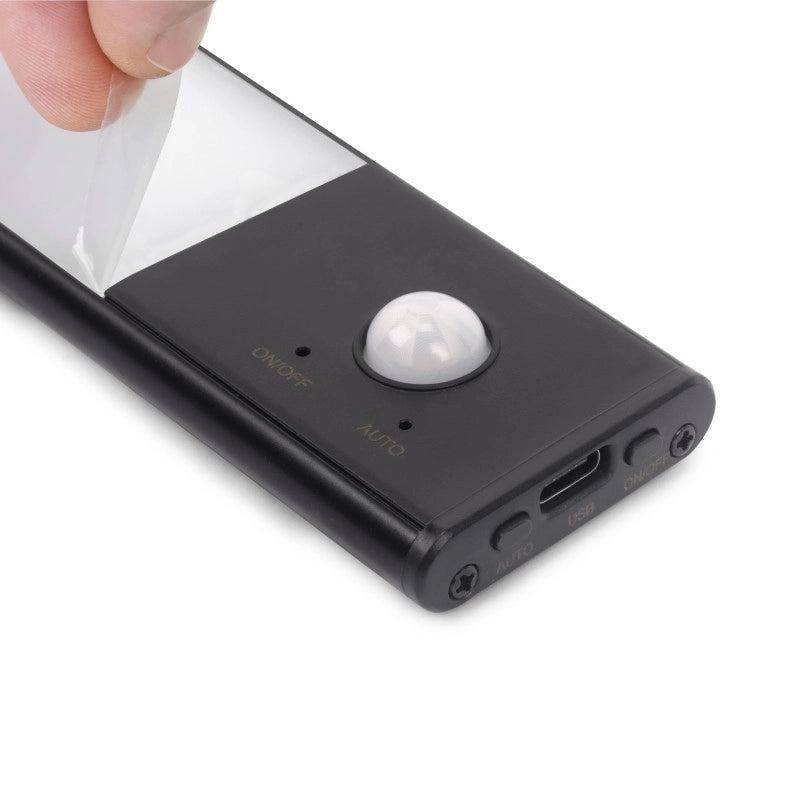 Lampada LED ricaricabile con USB Kaus Black con sensore di prossimità, L240mmPlastica e Alluminio, Verniciato nero