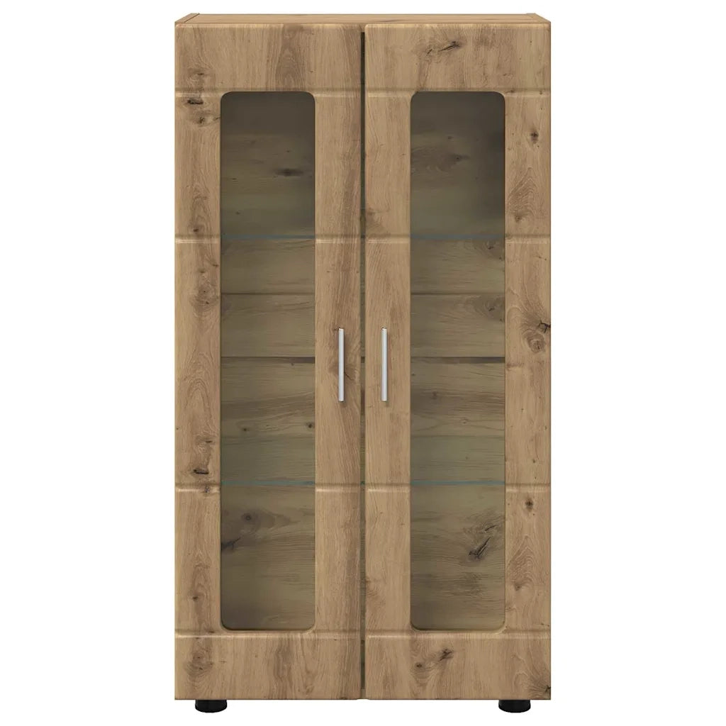 Credenza | Madia | Buffet da pranzo | Armadio da pranzo con porta FLORIN Rovere artigianale 55,5 x 29 x 100 cm