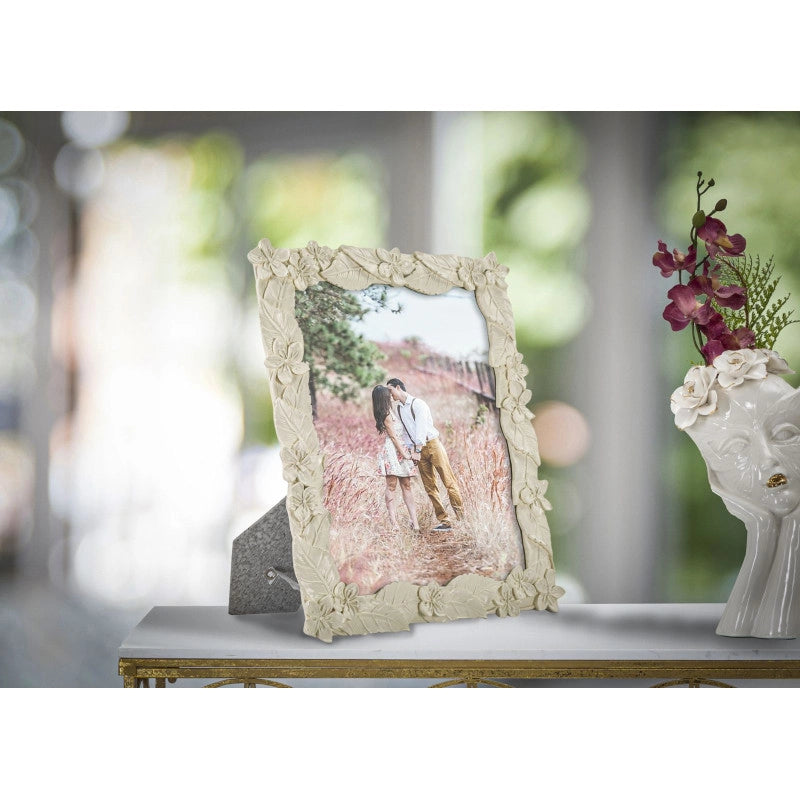 Cornice Leaf Cream cm 26x2x30,7 (misura Interna cm 20x25)