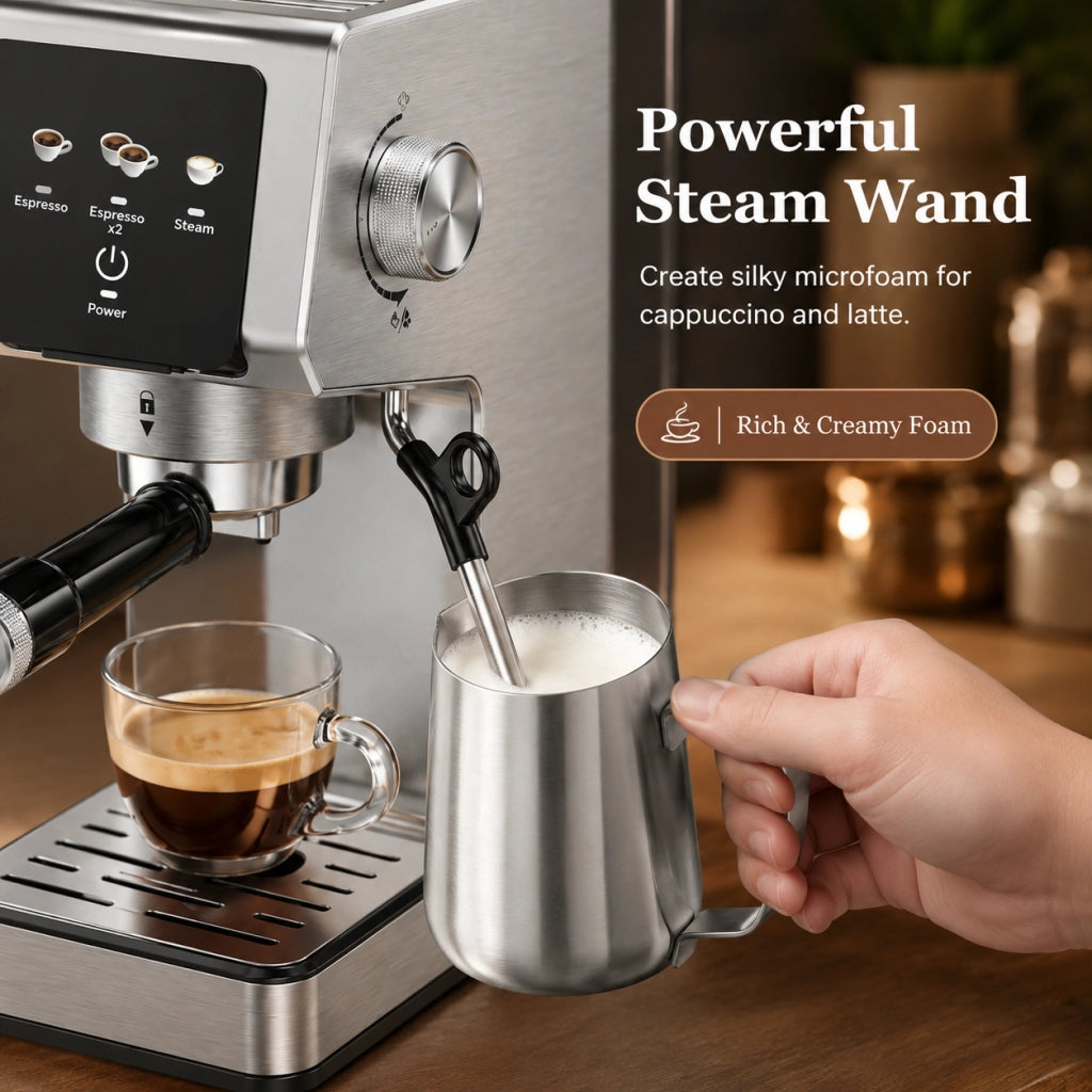 Macchina per caff¨¨ espresso professionale ¨C Minimal ¨C 1350W touch screen 1.2L