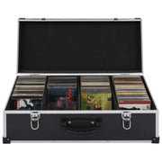 Custodia CD per 80 CD in Alluminio ABS Nero 91855