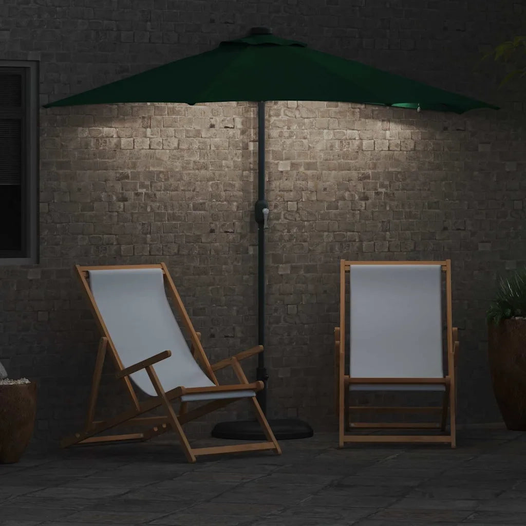 Ombrello | Parasol da giardino Verde 294 x 150 x 223 cm