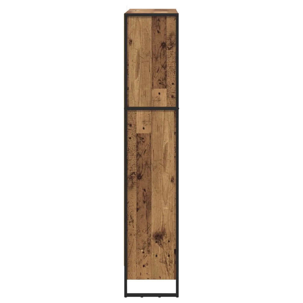 Armadio per Libri 2 pcs Legno vecchio 80 x 30 x 155 cm 3403008