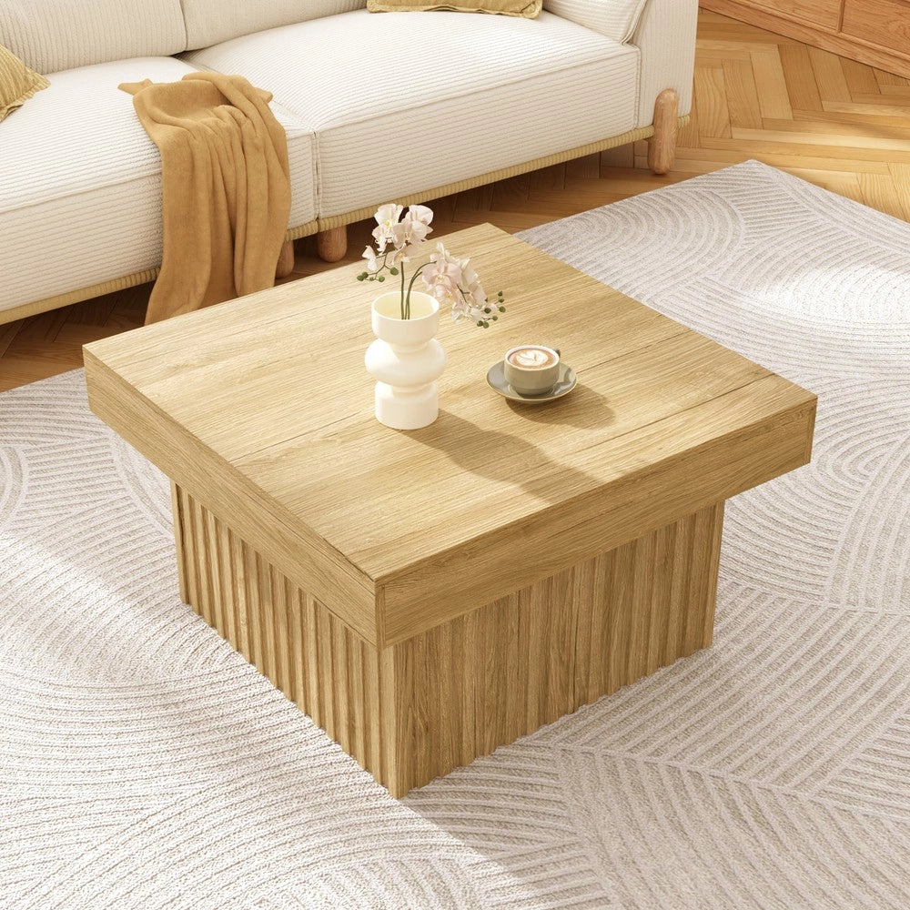 Tavolino da Caff¨¨ in Legno e MDF ¨C MINIMAL ¨C Moderno, Soggiorno, 79x79x46 cm