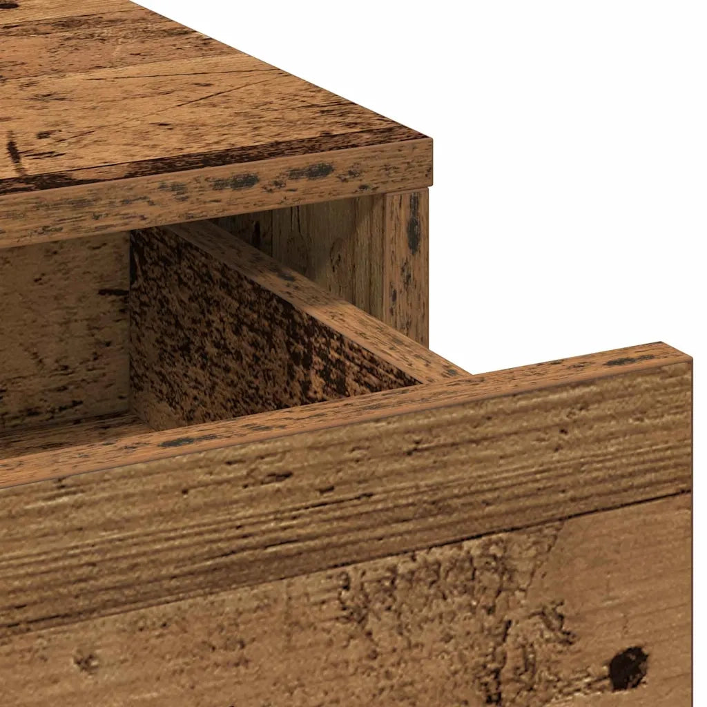 Credenza | Madia | Buffet da pranzo | Armadio da pranzo Legno vecchio 40 x 41 x 135 cm Legno multistrato