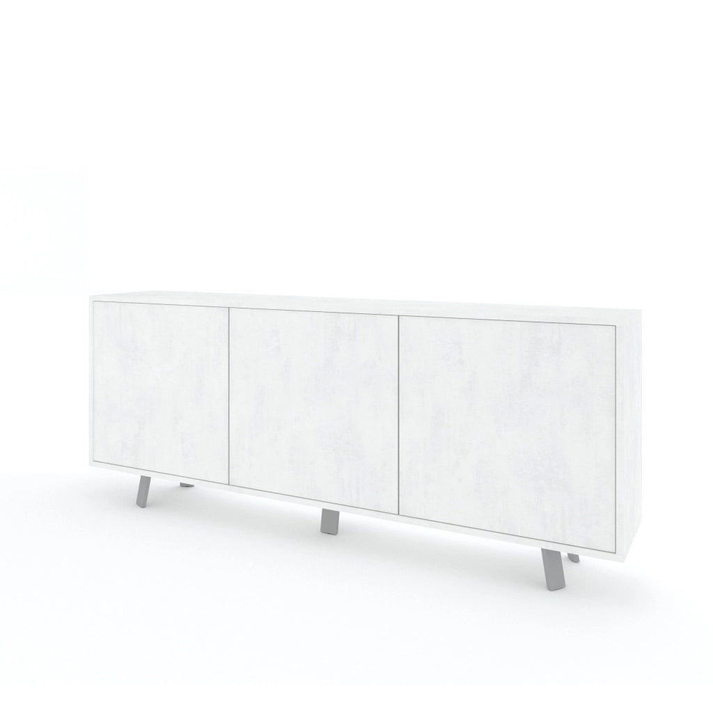 Buffet 3 ante VELBRUK bianco pietra