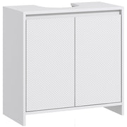Mobile Sottolavabo con Ripiano ¨C Zephmum ¨C Bianco 60x30x60 cm