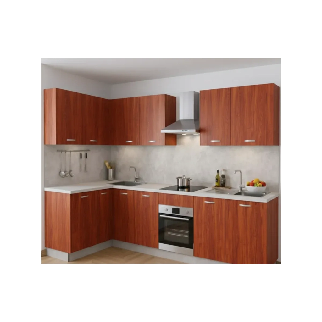 Base da lavello da incasso con Le Seguenti Misure l=90 cm p=55,5 cm h=72 cm Colore Ciliegio con spedizione in Kit senza Ante