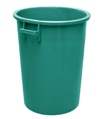 BIDONE PER RIFIUTI VERDE 75 lt - Ø 43x56h