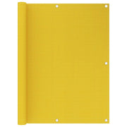 Schermo per balcone schermo per la privacy 120 x 400 cm HDPE giallo 02_0010185