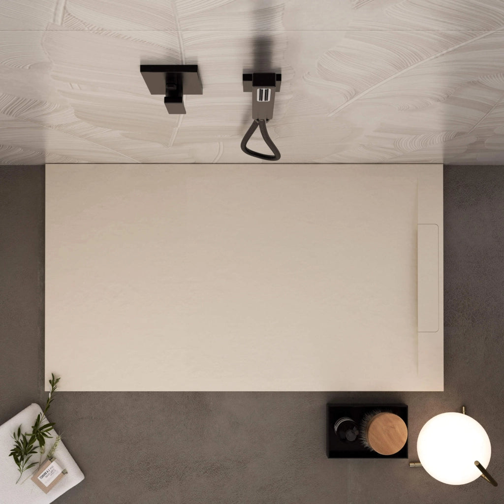 Piatto Doccia in Pietra 70x120 cm Bonussi Ardesia Calcutta Crema