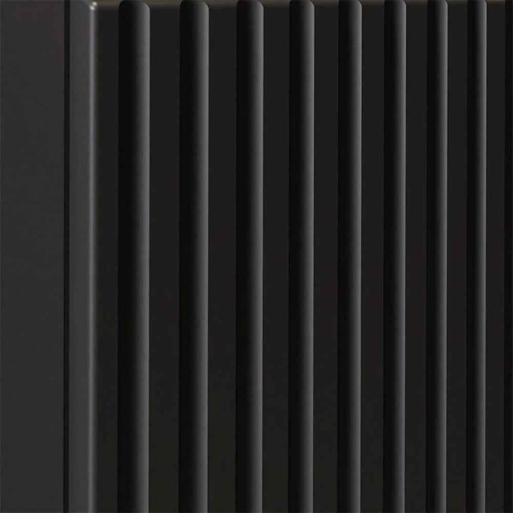 Mobiletto/scaffale da parete per bagno 30 x 57 x 19 cm nero 03_0008897