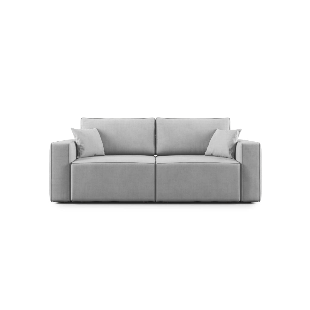 Morfeo Divano in tessuto impermeabile 215 cm grigio chiaro