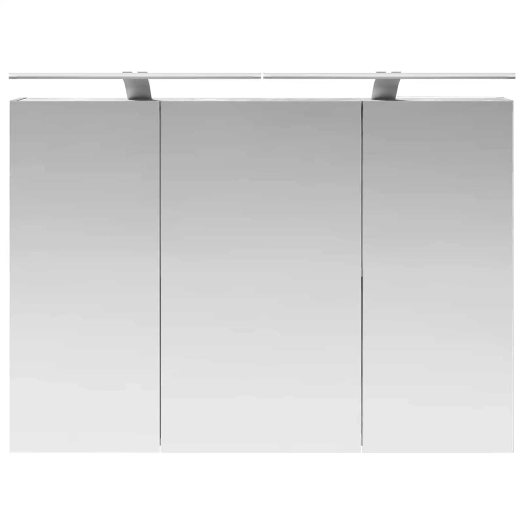 Mobiletto per specchio da bagno con lo scaffale Grigio cemento 889130