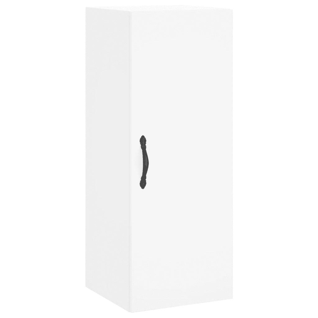 Mobile a Parete Bianco 34,5x34x90 cm in Legno Multistrato 834994